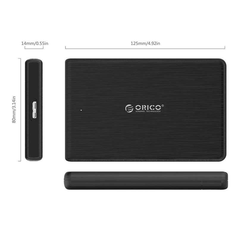 ORICO ENCLOSURE 2.5" BLACK photo 5