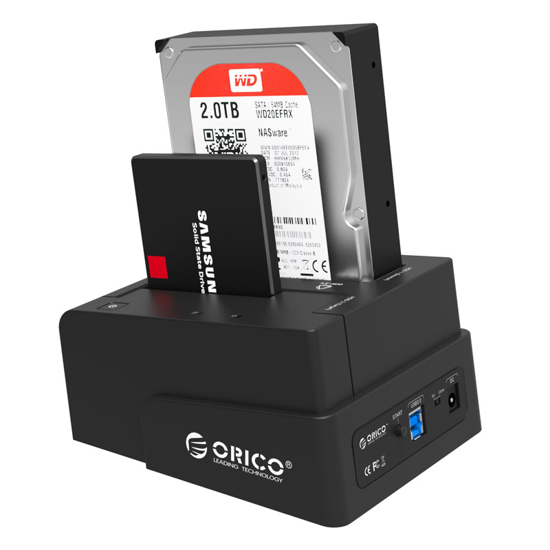 ORICO 2.5 & 3.5 inch SATA2.0 USB3.0 1 to 1 Clone External Hard