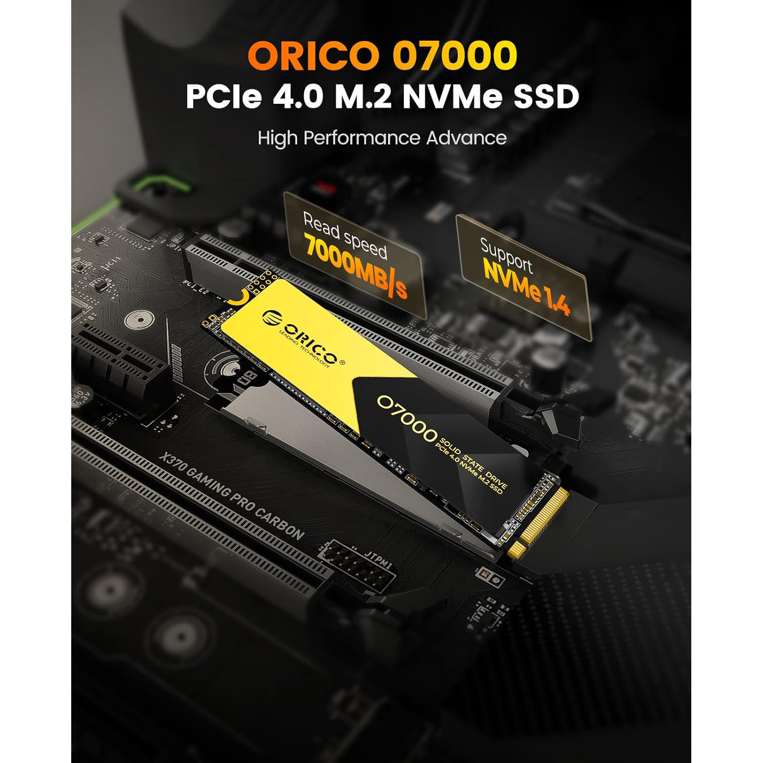 ORICO　OG7000　2TB　PCIe Gen4　NVMe SSD　爆速！ Amazon.com: ORICO OG7000 2TB PCIe Gen4 NVMe SSD, Up to