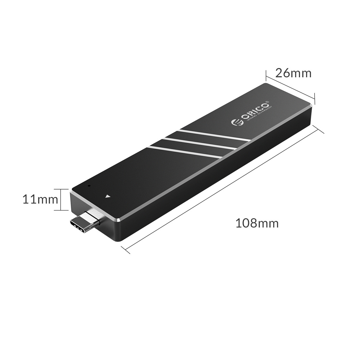 Mvme M 2 Ssd Enclour Aluminum Alloy Case 2tb Capacity Orico