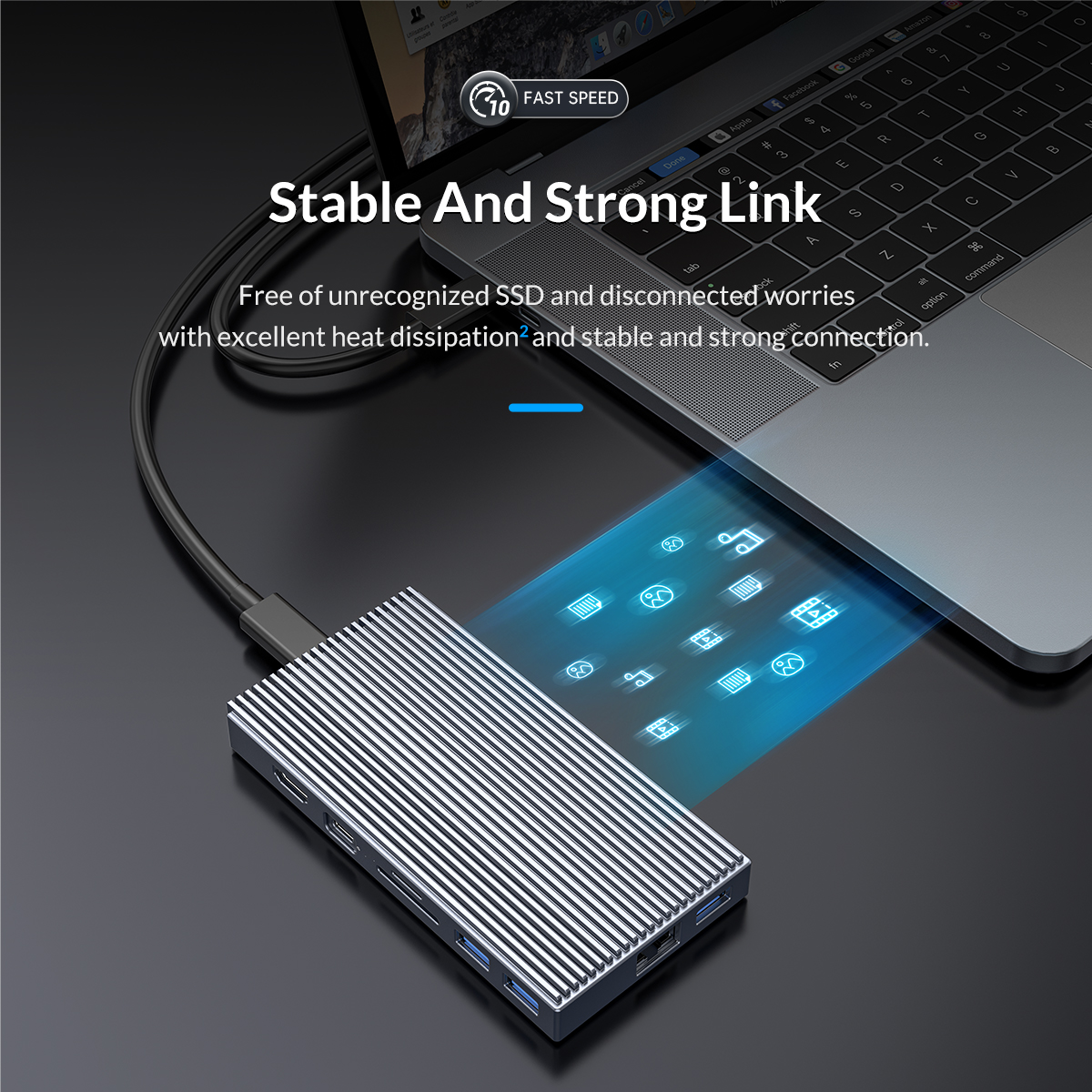 ORICO Type-C Multifunctional Docking Station With SSD Enclosure