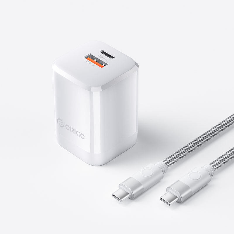 ORICO Regleta de alimentación de viaje con puertos USB, cable de extensión  de 3.7 pies con 2 salidas de CA, 3 puertos USB (1 USB-C), regleta de