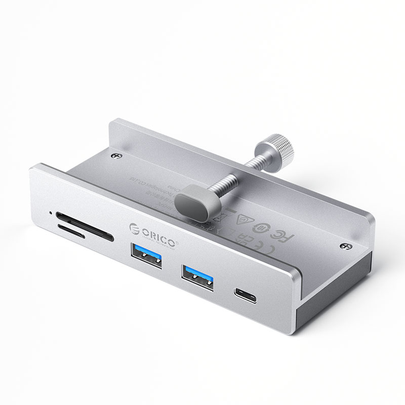 Hub USB 3.0 de type A / 3 ports / lecteur de carte SD / MF / Noir - Orico