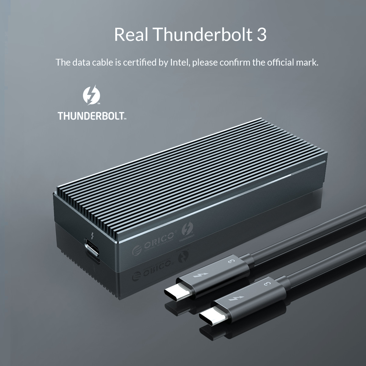 Intel Offical Certified Manufacturer Thunderbolt 3 to Nvme SSD